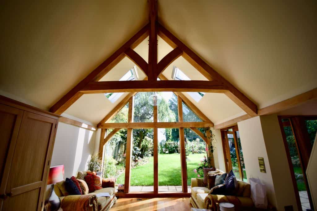 Oak Frame Roof Truseses